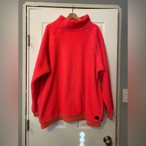 Bright Pink Fleece Pullover